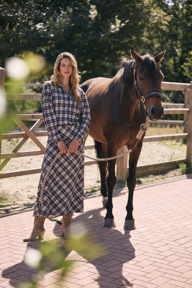 Travel Rok Autumn Check Print Winter Pear 202529