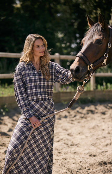 Travel Rok Autumn Check Print Winter Pear 202529