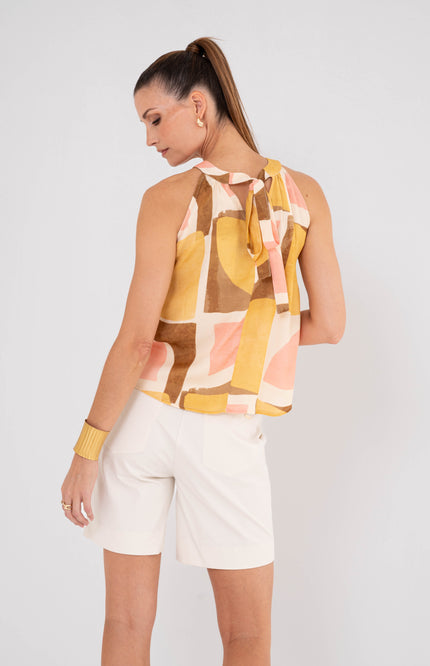 Maicazz Top Tikita Boho Geo Stretchshop.nl