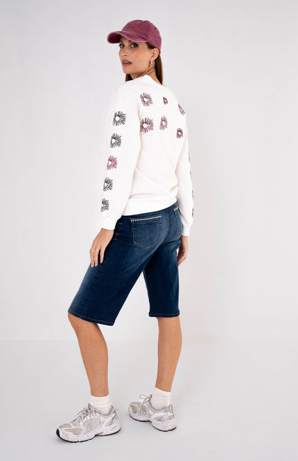 Maicazz Sweater Talan Offwhite Stretchshop.nl
