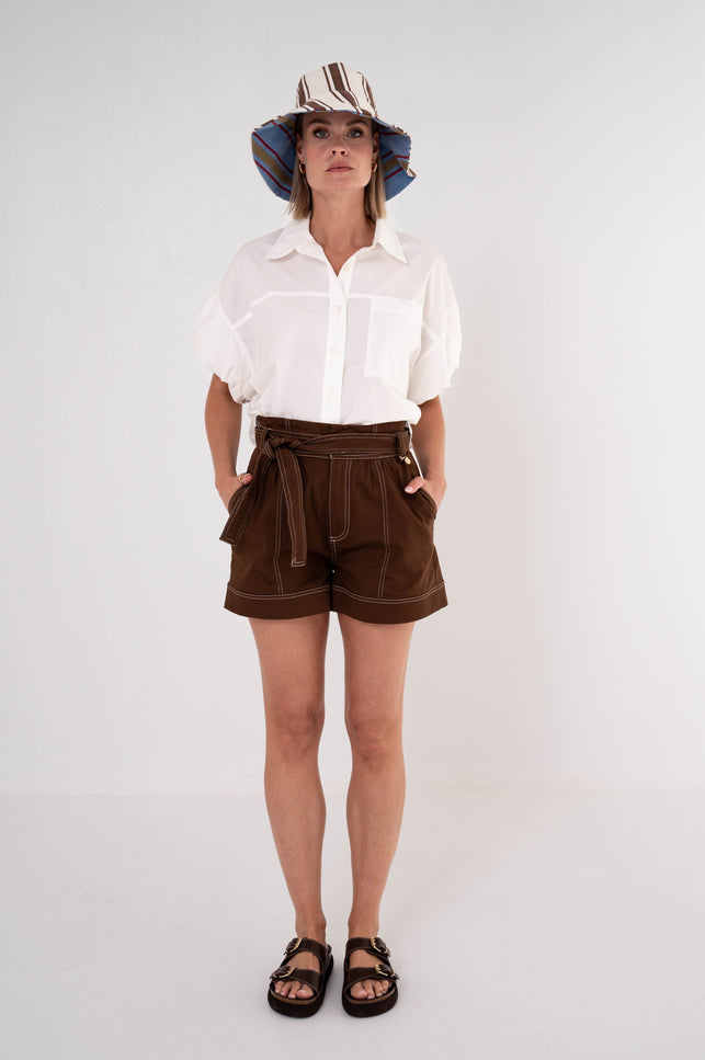 Maicazz Blouse Sindy Offwhite Stretchshop.nl