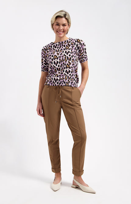 Lady Day Blouse Sage Sutton Print L28-601-3186 Stretchshop.nl