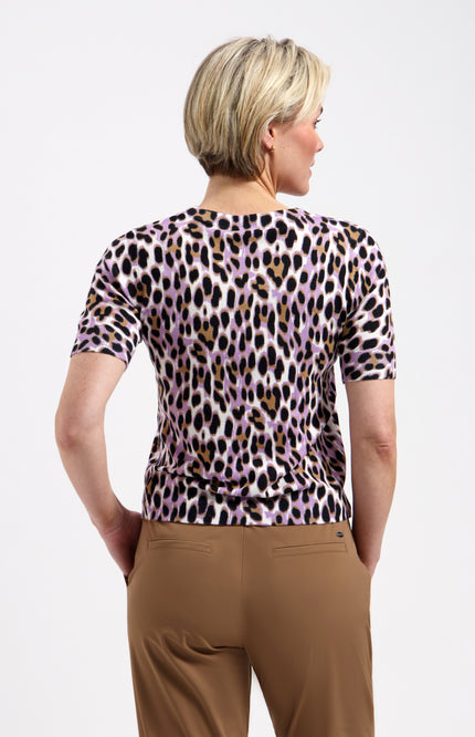 Lady Day Blouse Sage Sutton Print L28-601-3186 Stretchshop.nl