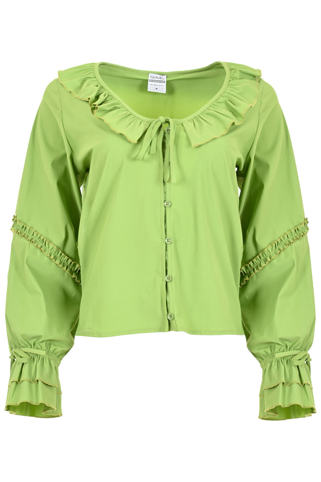 Travel blouse sienna green