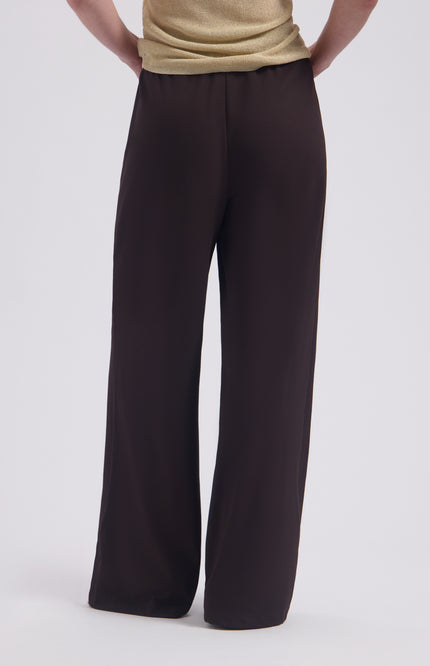 Lady Day Travel Broek Vinnie Dark Brown L14-575-3241 Stretchshop.nl