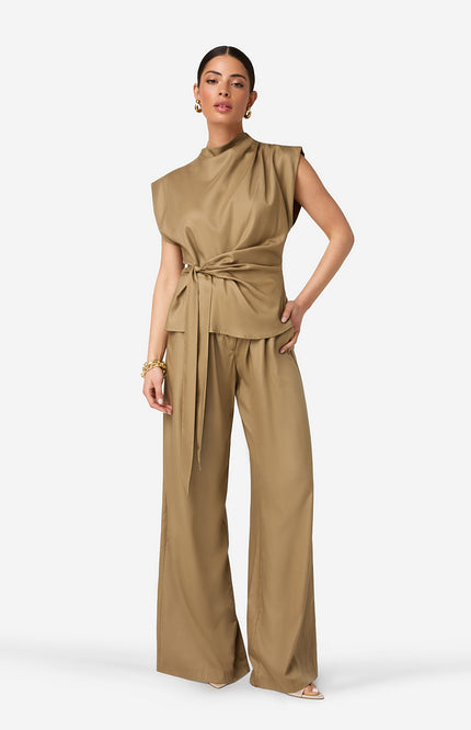Ibana Top Tavir Terra Beige Stretchshop.nl