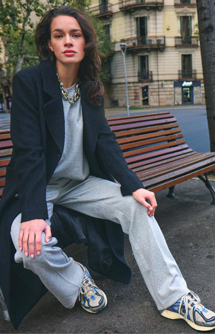 Jas Double Breasted Boucle Black F25.37510