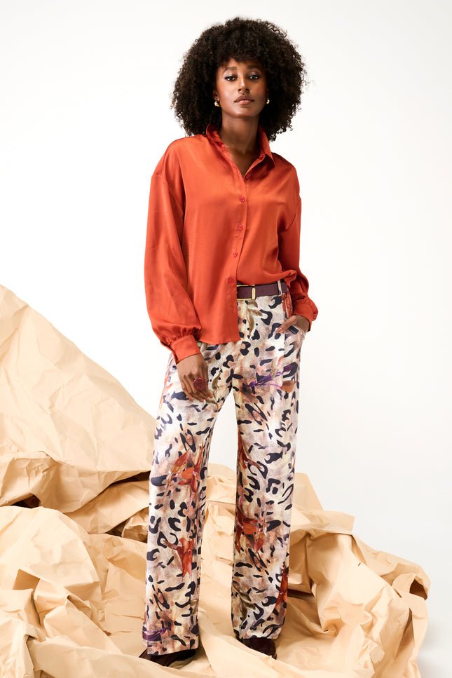 Broek Met Design & Riem B305-P041