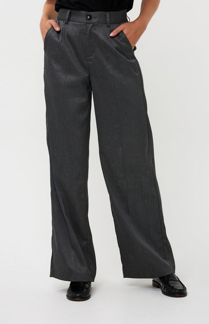 Broek Shimmer Crinkle Anthracite W25.10743