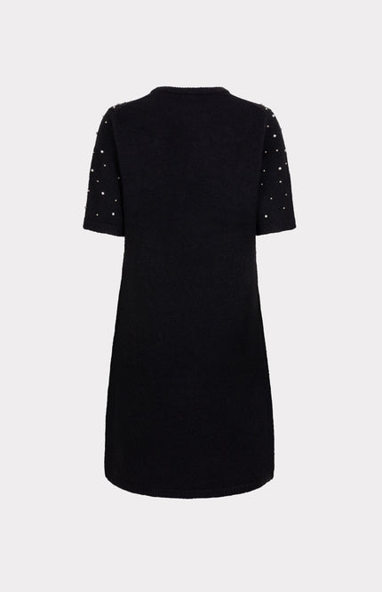 Jurk Pearls Black W25.07712