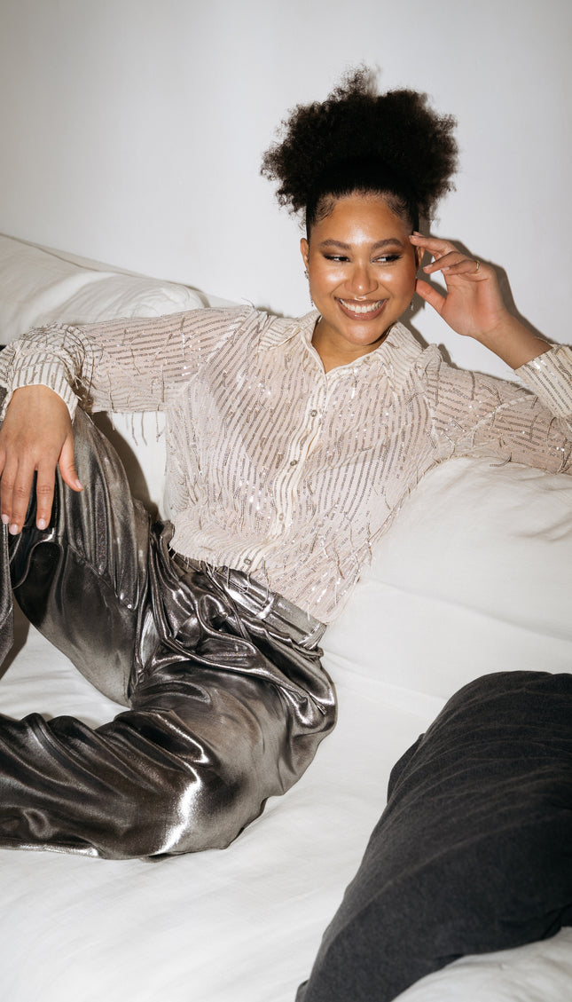 Blouse Barcelona Cream BL381