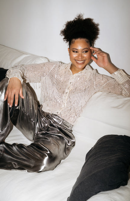 Blouse Barcelona Cream BL381