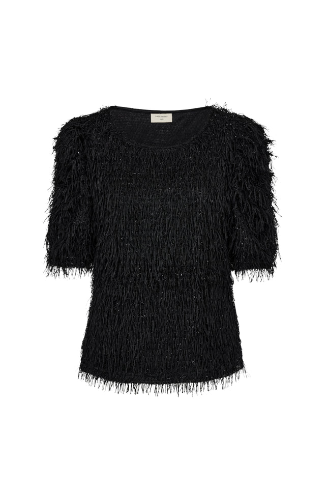 Blouse Fqmarlin Fringe Black 207052