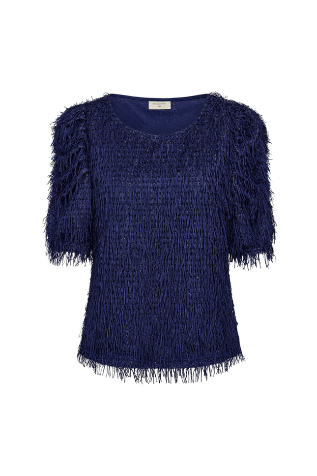 Blouse Fqmarlin Fringe Patriot Blue 207052