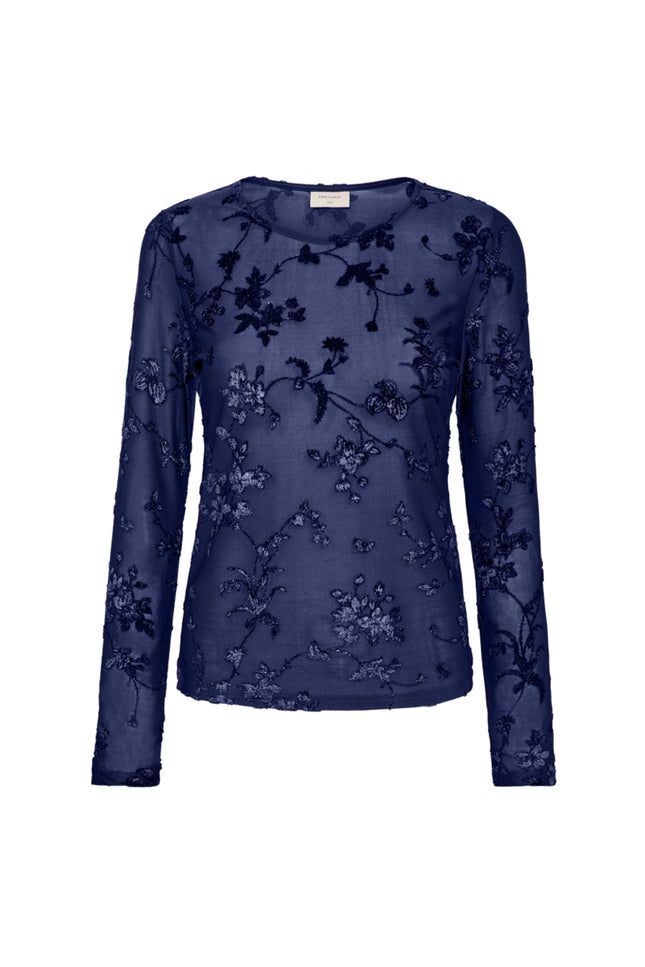 Blouse Fqbiska Printed Mesh Patriot Blue 207124