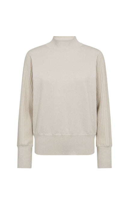 Trui Fqbisolo Metallic Knit Moonbeam Silver 207439