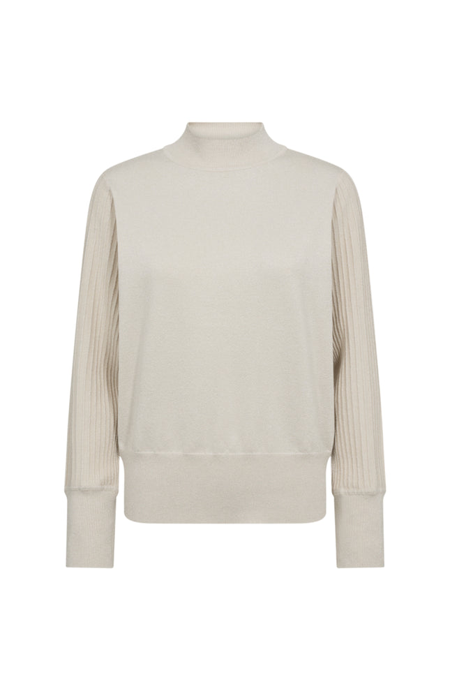 Trui Fqbisolo Metallic Knit Moonbeam Silver 207439