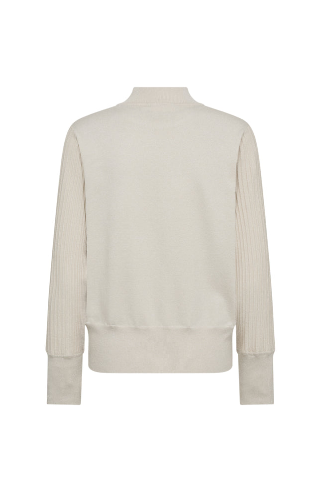 Trui Fqbisolo Metallic Knit Moonbeam Silver 207439