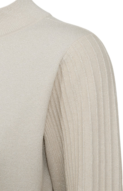 Trui Fqbisolo Metallic Knit Moonbeam Silver 207439