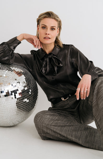 Zizo Broek Jayla Metallic Stretchshop.nl