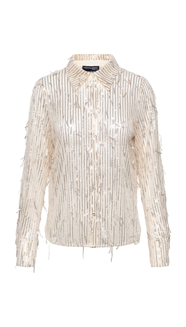 Blouse Barcelona Cream BL381