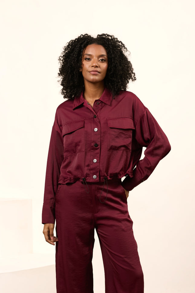Blouse Tilde Burgundy Red