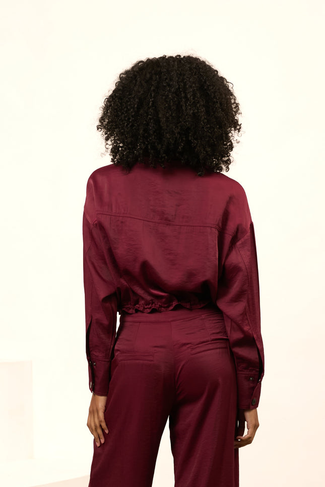 Blouse Tilde Burgundy Red