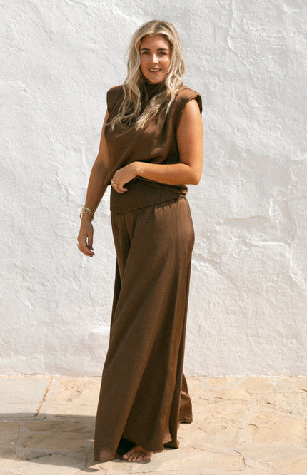 Top Cariño Dark Brown