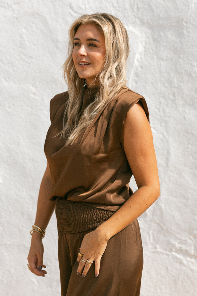 Top Cariño Dark Brown