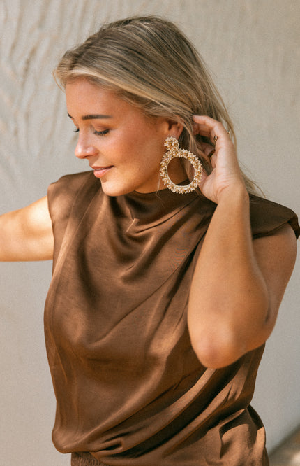 Top Cariño Dark Brown