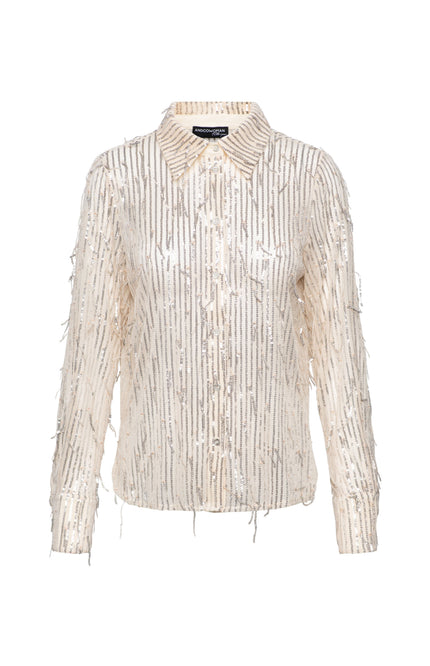 Blouse Barcelona Cream BL381