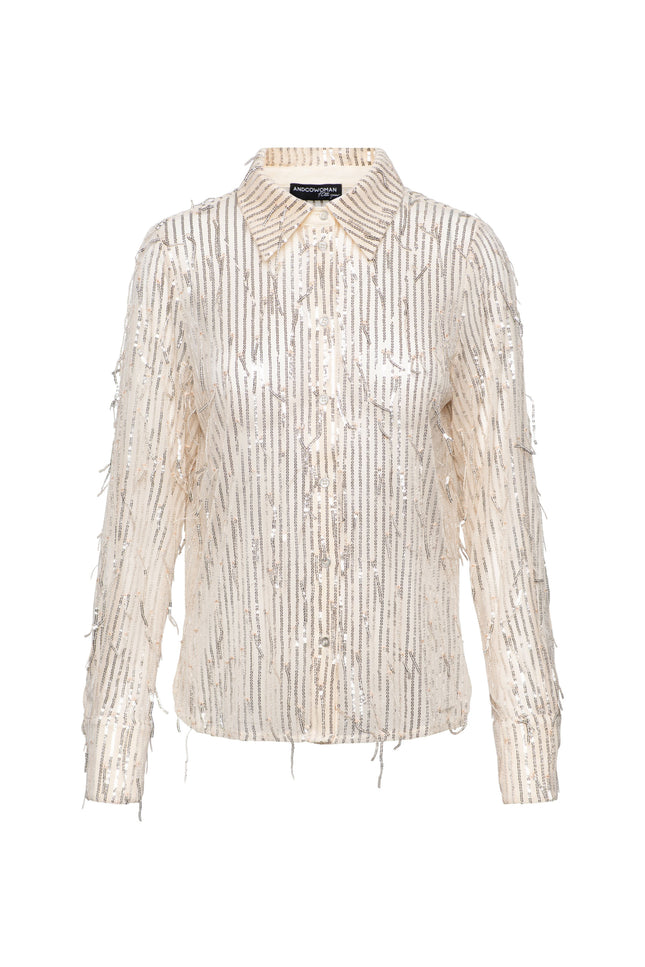 Blouse Barcelona Cream BL381