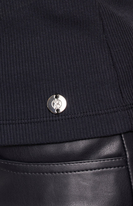 Rino & Pelle Top Uma Dark Navy Stretchshop.nl