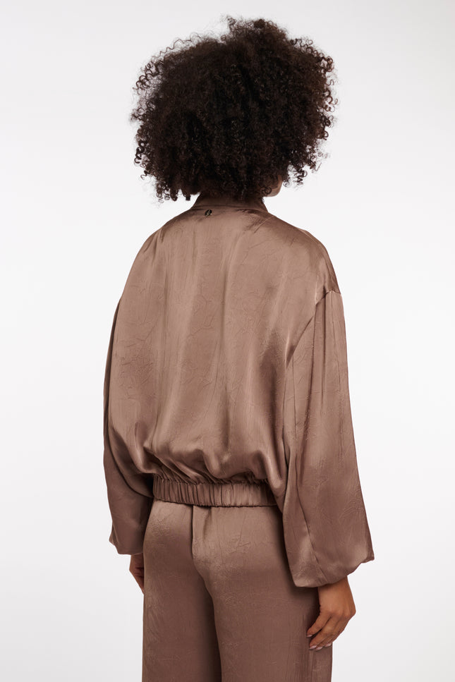 Rino & Pelle Jacket Flore Slate Bark Stretchshop.nl