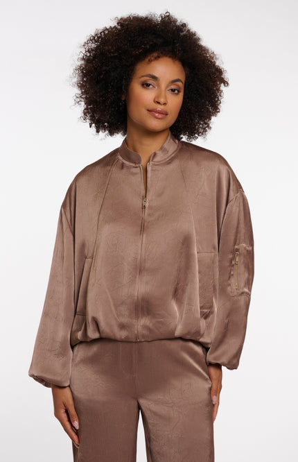 Rino & Pelle Jacket Flore Slate Bark Stretchshop.nl