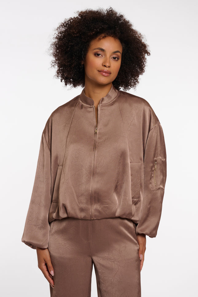 Rino & Pelle Jacket Flore Slate Bark Stretchshop.nl