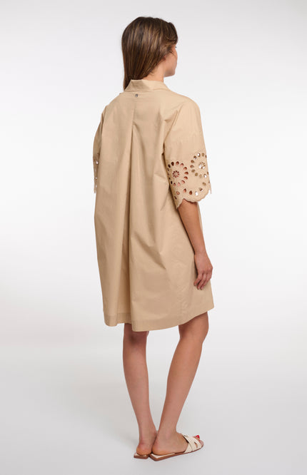 Rino & Pelle Jurk Ceylin Regular Oat Stretchshop.nl