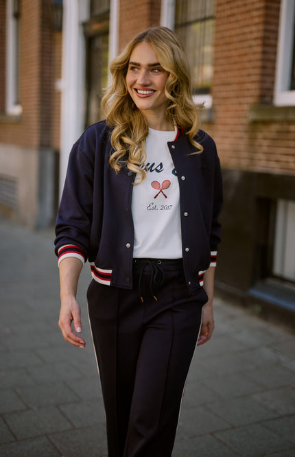 Nukus T-shirt Pippa White NKS04007 Stretchshop.nl