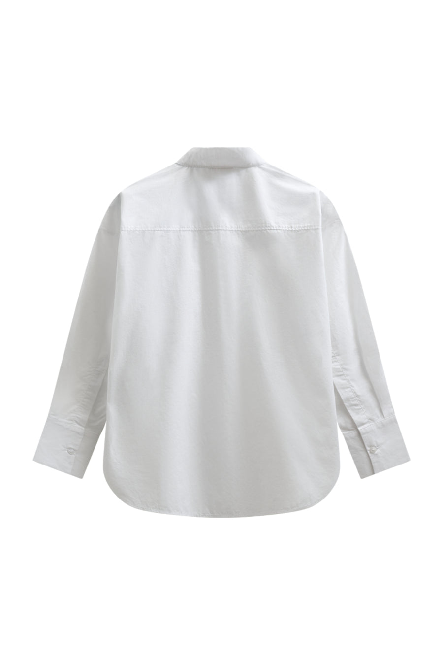 Witte blouse Fqkamille Bright White van Freequent met knoopsluiting en lange mouwen, gedragen door een model.