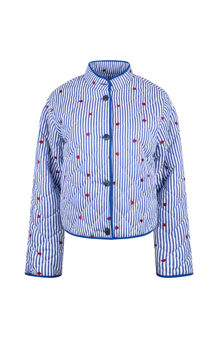 Jacket June Offwhite Navy NKS13053