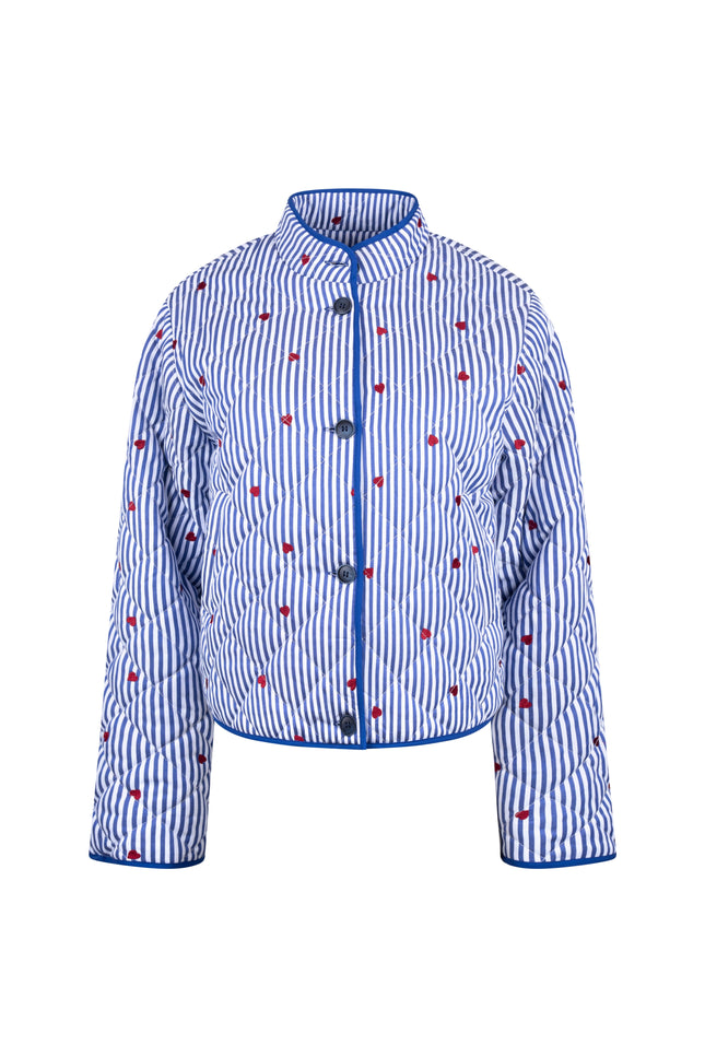 Jacket June Offwhite Navy NKS13053