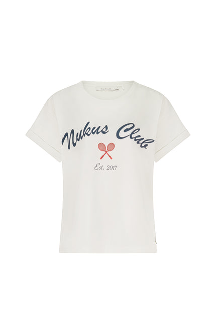 Nukus T-shirt Pippa White NKS04007 Stretchshop.nl