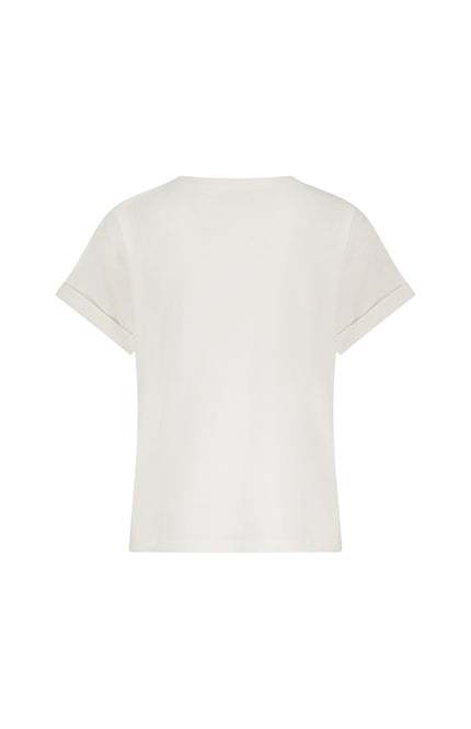 Nukus T-shirt Pippa White NKS04007 Stretchshop.nl