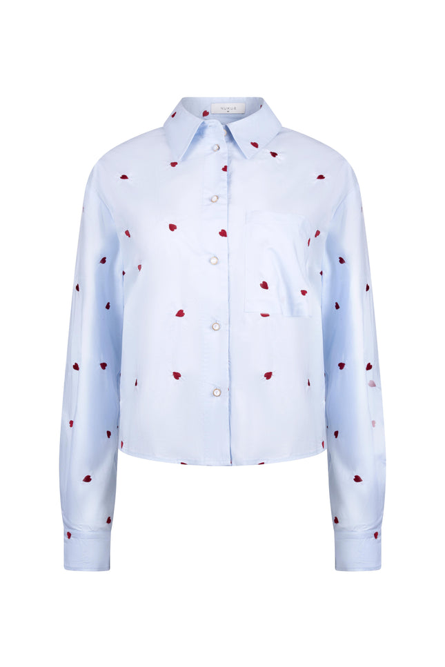 Blouse Sorrento Heart Sky Kiss NKS02102