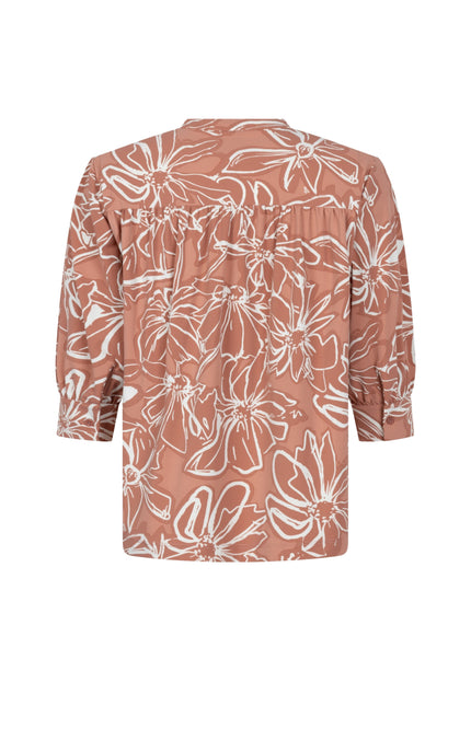 Zoso Travel Blouse Marloes Desert Rose 261 Stretchshop.nl