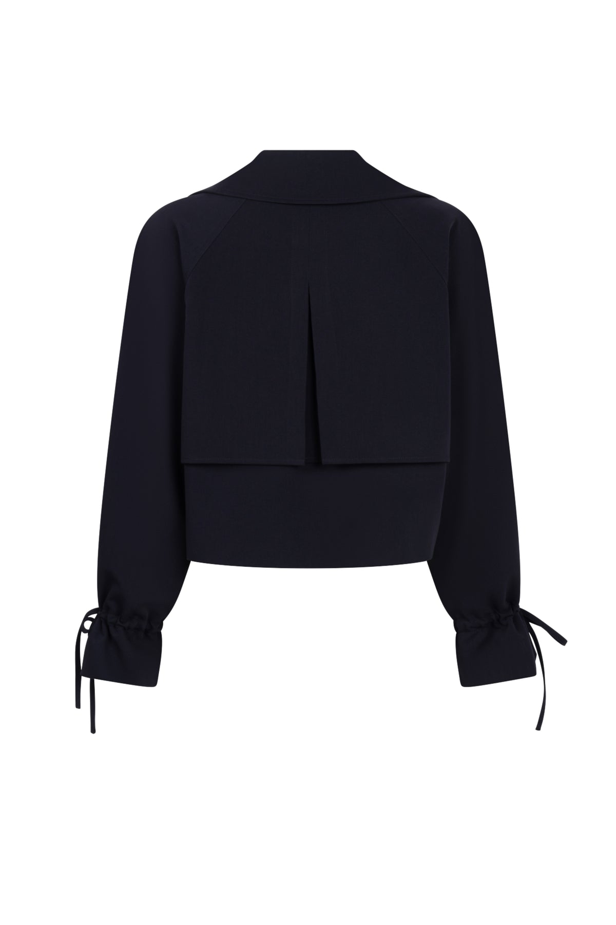 Zoso Maxime Night Blue jas voor dames, donkerblauw met stijlvolle pasvorm en stoffen details, geschikt voor koude dagen