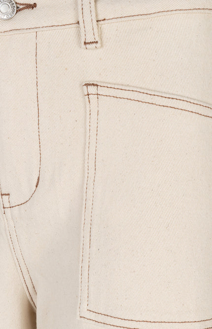 Broek Twill Natural SP26.12020