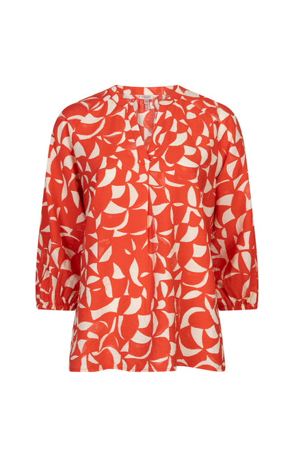 Blouse Raglan Scarlet Graphic Print SP26.14003