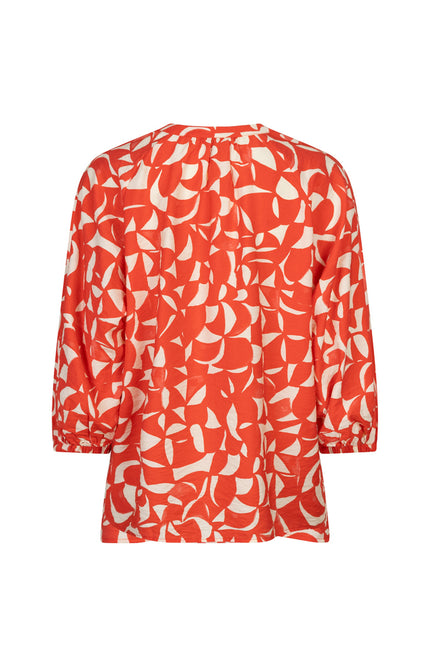 Blouse Raglan Scarlet Graphic Print SP26.14003