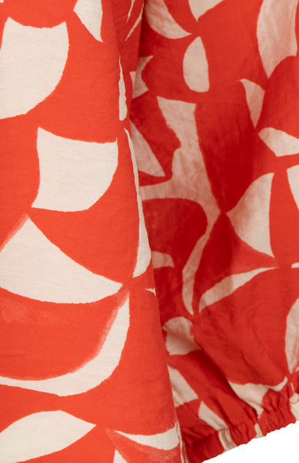 Blouse Raglan Scarlet Graphic Print SP26.14003